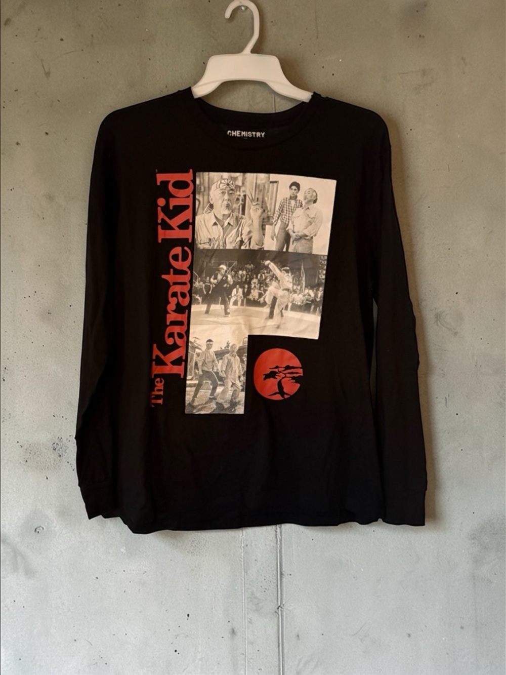 Chemistry Black Karate Kid Long Sleeve Tee